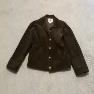 Corduroy short jacket